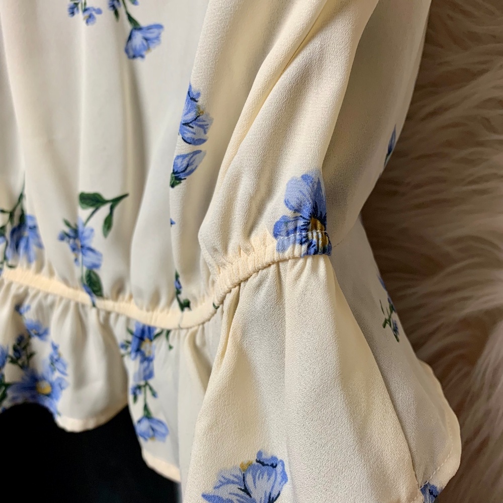 LYDELLE Floral Drawstring Top - Picture 5 of 8